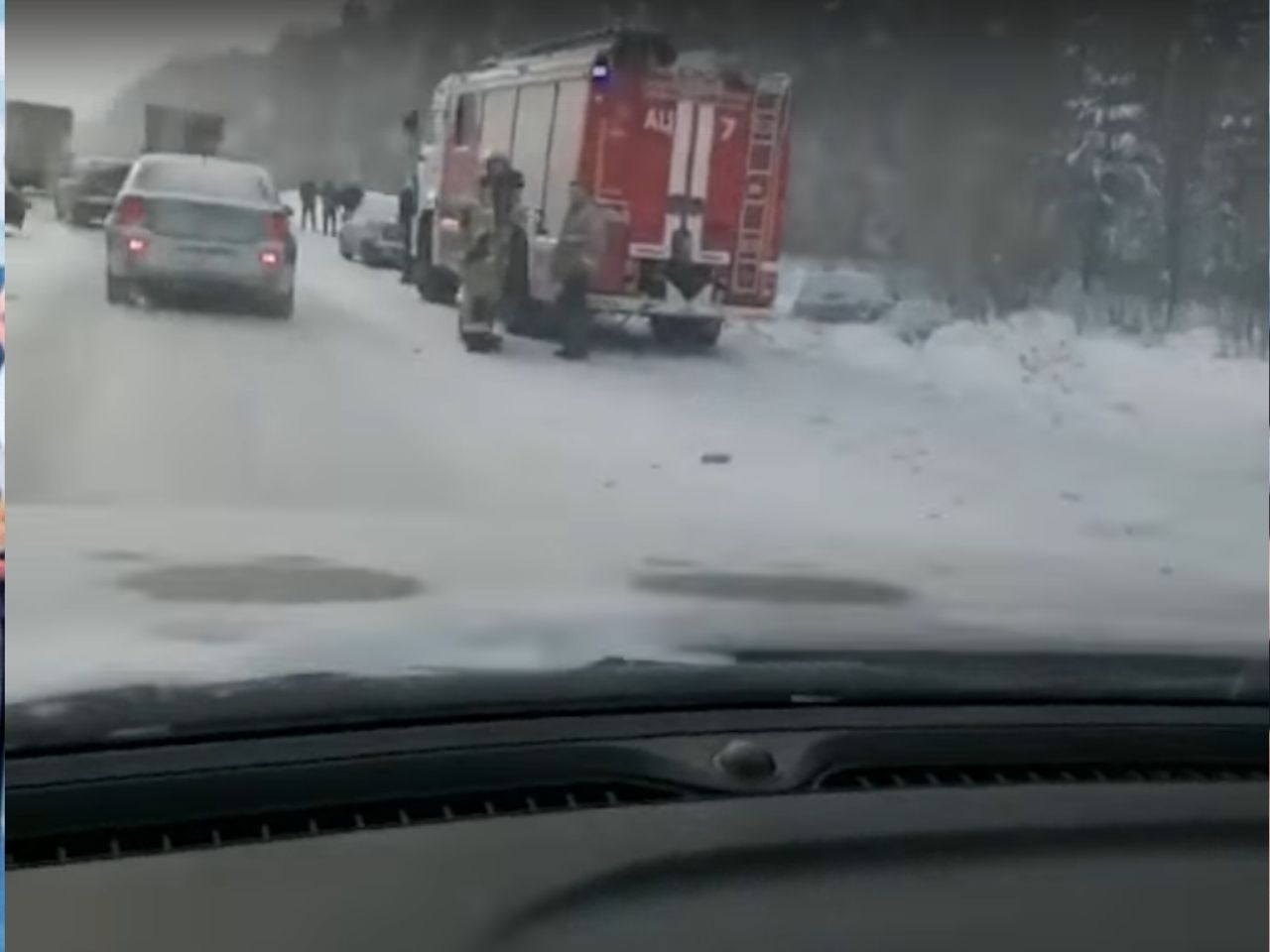 Авария на въезде в Екатеринбург