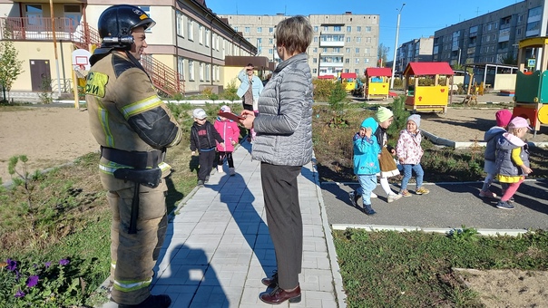 Учебная тренировка по эвакуации детском саду